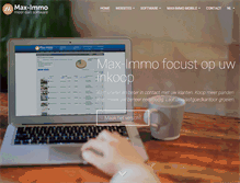 Tablet Screenshot of briek-vastgoed.max-immo.be