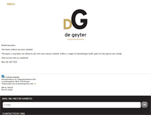 Tablet Screenshot of de-geyter-bvba.max-immo.be