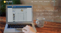 Desktop Screenshot of max-immo.be